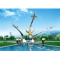 Large modern monument outdoor decoration stainlaees steel